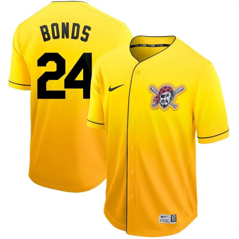 Cheap Barry Bonds Pirates Jersey From China Fade #24