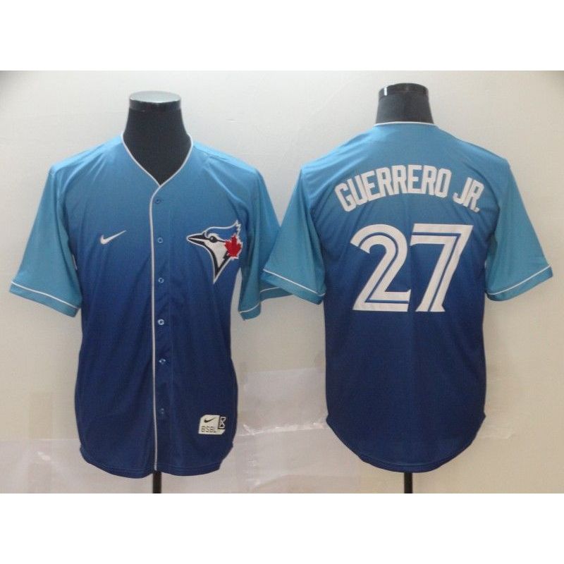 Cheap Vladimir Guerrero Jr Blue Jays Jersey From China Fade #27