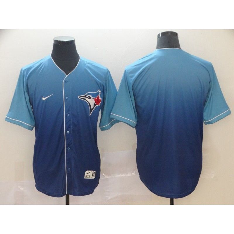 Cheap Blue Jays Jersey From China Blank Fade