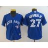 Cheap Vladimir Guerrero Jr Blue Jays Youth Jersey From China Blue #27