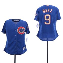 Cheap Javier Baez Cubs Women Jersey From China Blue Champions #9