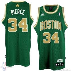 Cheap Paul Pierce Celtics Jersey #34 Green Golden Number From China