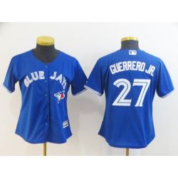 Cheap Vladimir Guerrero Jr Blue Jays Women Jersey From China Blue #27