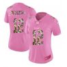 Cheap Aaron Rodgers Packers Pink Jersey From China Camouflage Font with Love Heart #12