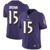 Cheap Marquise Brown Ravens Jersey From China in Men Women Youth Size #15