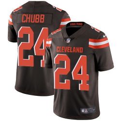 Cheap Nick Chubb Browns Jersey From China in Men Women Youth Size #24