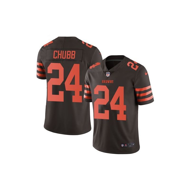 Cheap Nick Chubb Browns Jersey From China in Men Women Youth Size #24