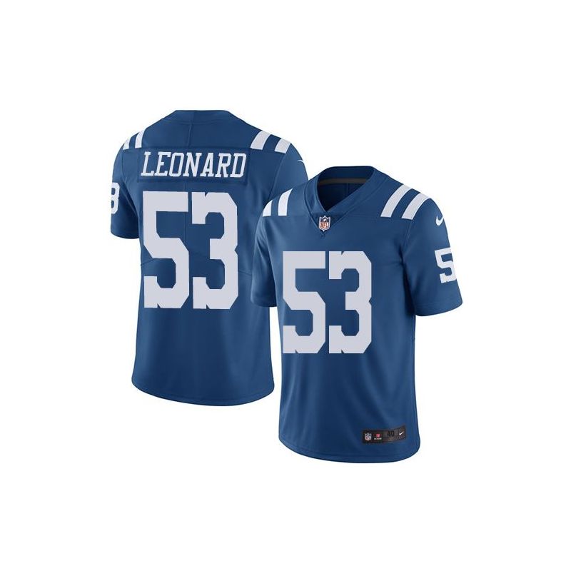 Cheap Darius Leonard Colts Jersey From China in Men Women Youth Size #53