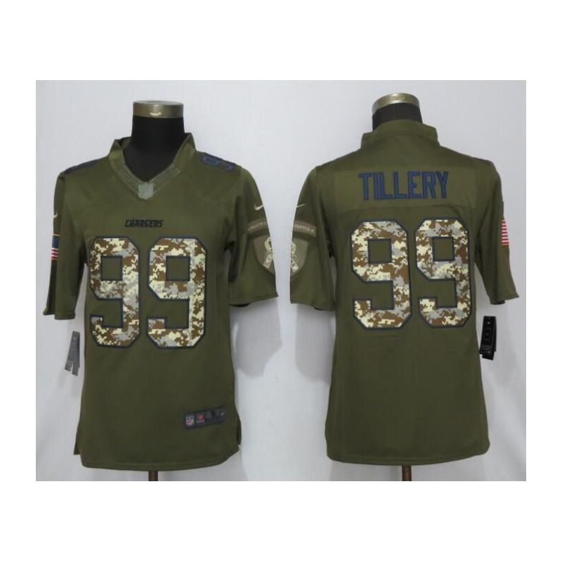 Cheap Jerry Tillery Chargers Jersey From China in Men Women Youth Size #99