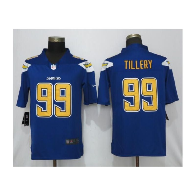 Cheap Jerry Tillery Chargers Jersey From China in Men Women Youth Size #99