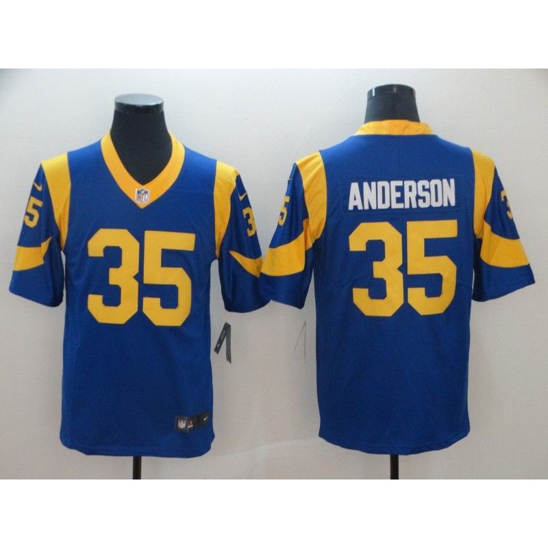 Cheap CJ Anderson Rams Jersey From China in Men Women Youth Size #35