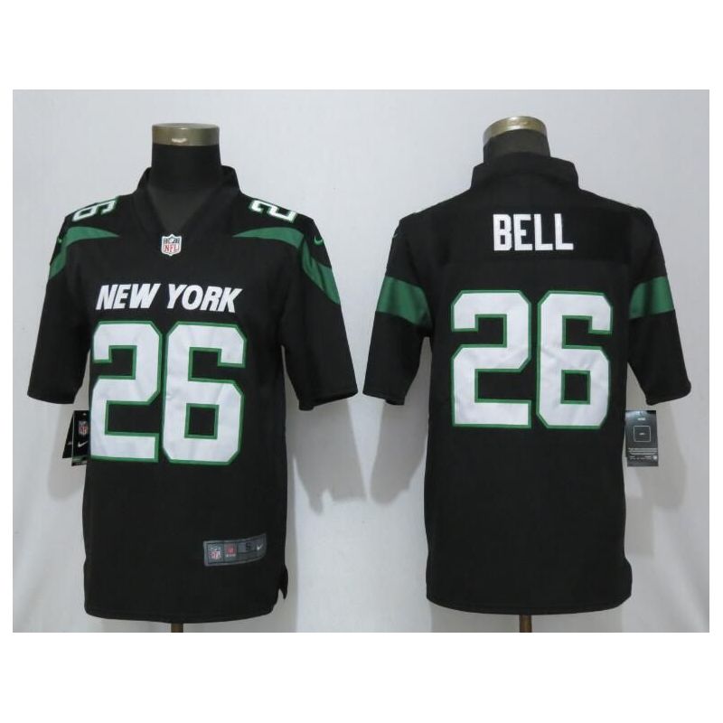 Cheap LeVeon Bell Jets Jersey From China in Men Women Youth Size #26