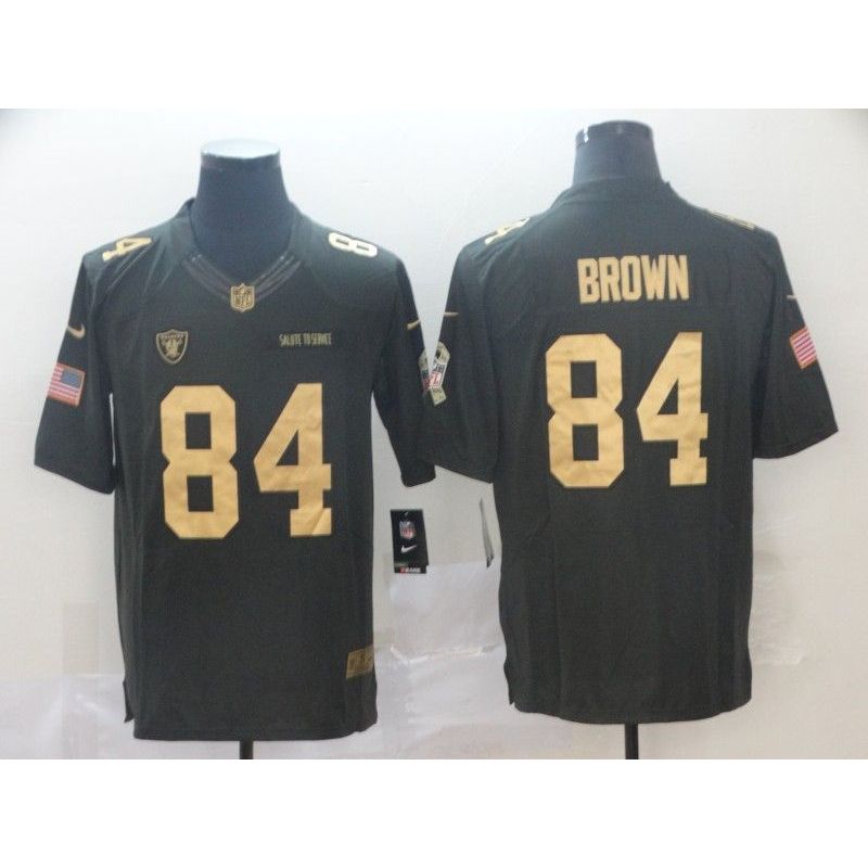 Cheap Antonio Brown Raiders Jersey From China in Men Women Youth Size #84