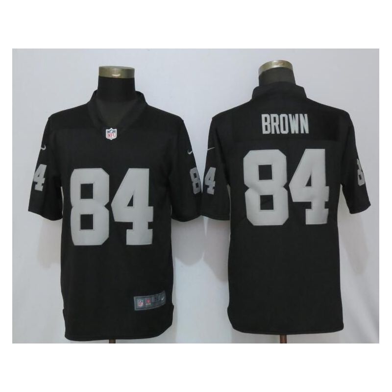 Cheap Antonio Brown Raiders Jersey From China in Men Women Youth Size #84