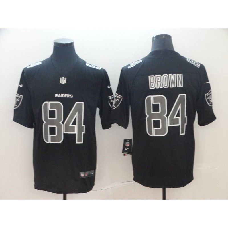 Cheap Antonio Brown Raiders Jersey From China in Men Women Youth Size #84