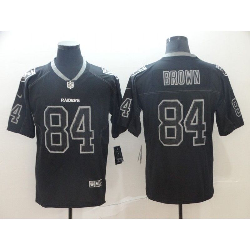 Cheap Antonio Brown Raiders Jersey From China in Men Women Youth Size #84