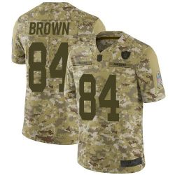 Cheap Antonio Brown Raiders Jersey From China in Men Women Youth Size #84