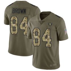 Cheap Antonio Brown Raiders Jersey From China in Men Women Youth Size #84