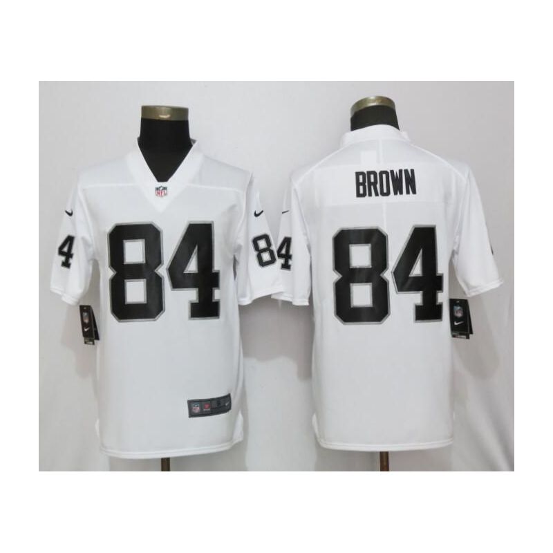 Cheap Antonio Brown Raiders Jersey From China in Men Women Youth Size #84