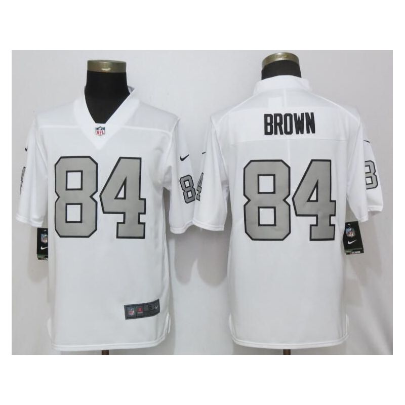 Cheap Antonio Brown Raiders Jersey From China in Men Women Youth Size #84