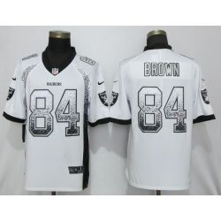 Cheap Antonio Brown Raiders Jersey From China in Men Women Youth Size #84