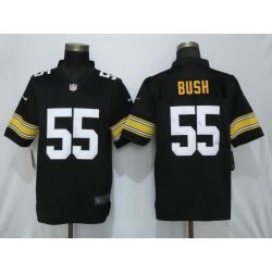 Cheap Devin Bush Steelers Jersey From China in Men Women Youth Size #55