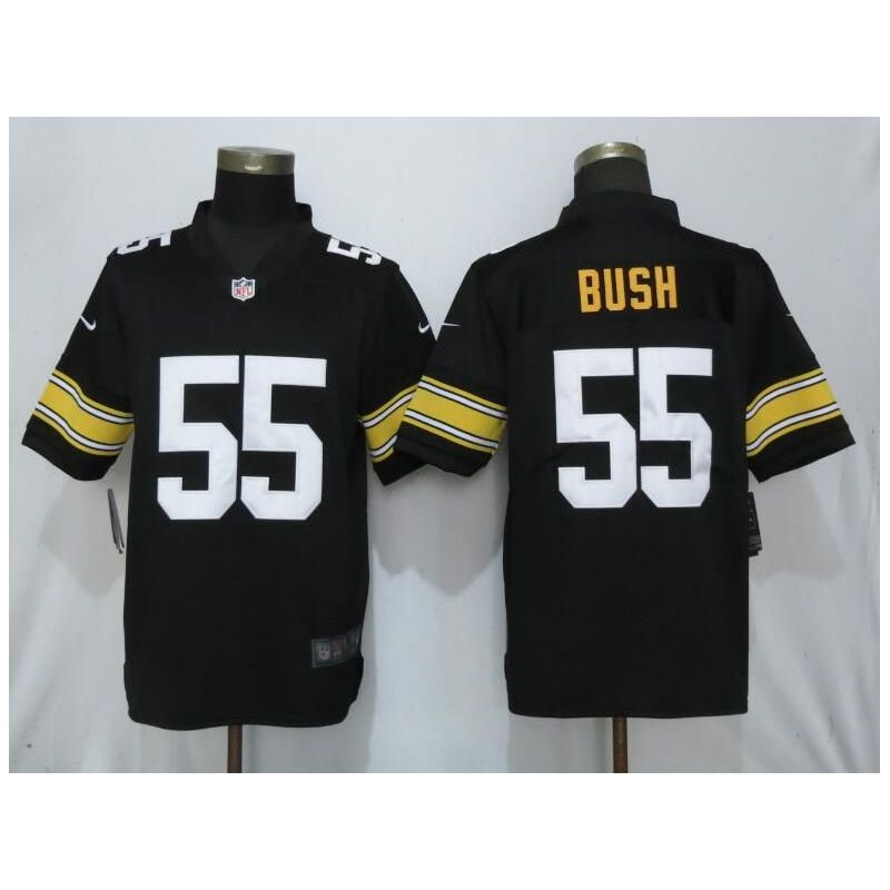 Cheap Devin Bush Steelers Jersey From China in Men Women Youth Size #55