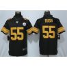 Cheap Devin Bush Steelers Jersey From China in Men Women Youth Size #55