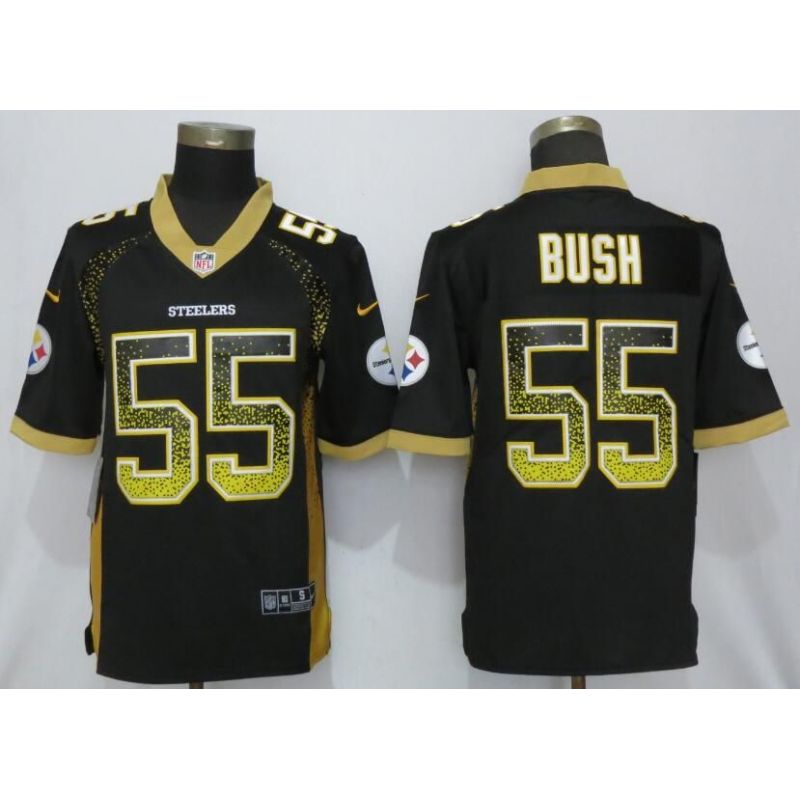 Cheap Devin Bush Steelers Jersey From China in Men Women Youth Size #55