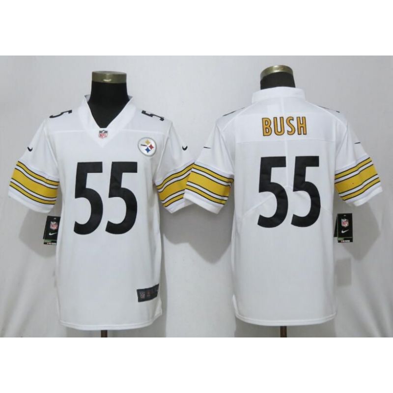 Cheap Devin Bush Steelers Jersey From China in Men Women Youth Size #55