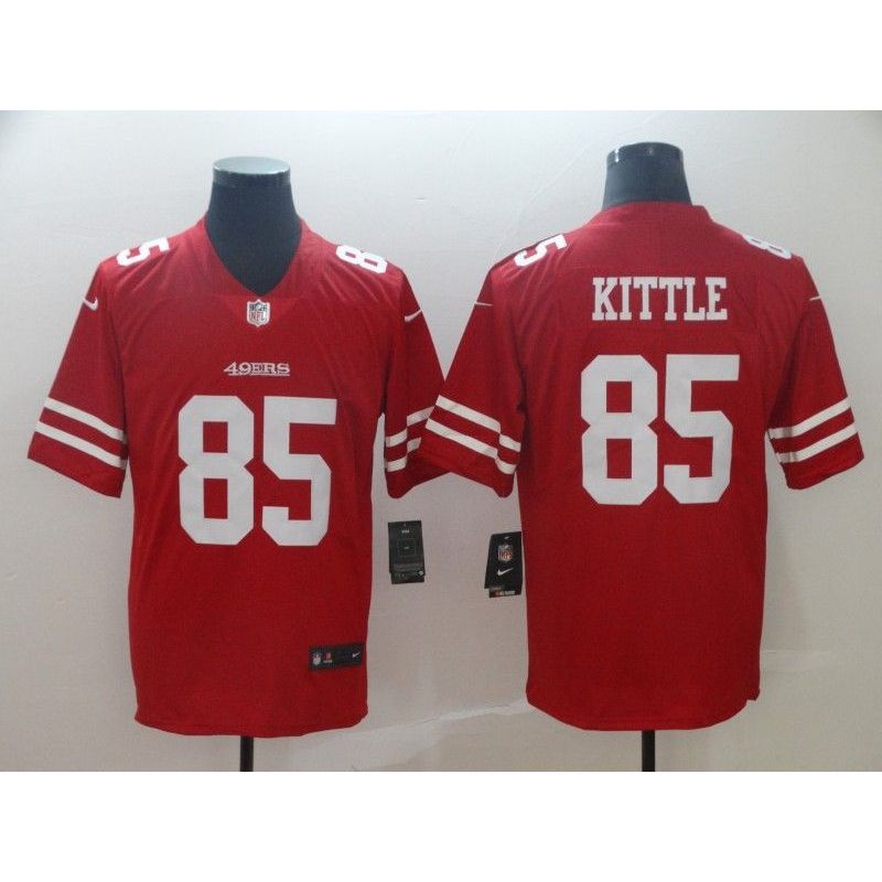 Cheap George Kittle 49ers Jersey From China in Men Women Youth Size #85 Cheap George Kittle 49ers Jersey From China in Men Women Youth Size #85