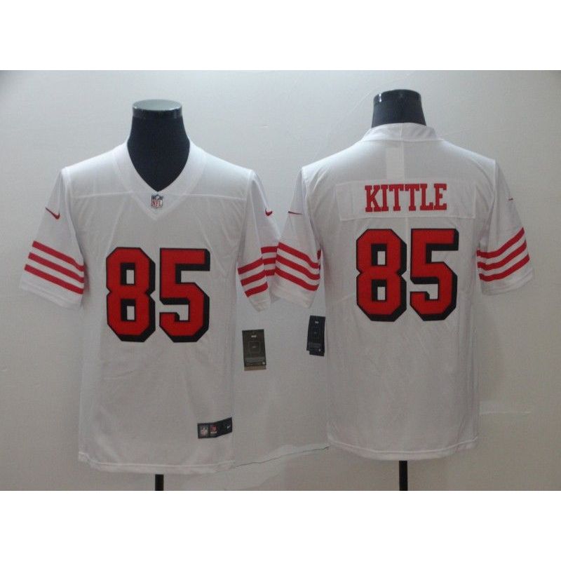 Cheap George Kittle 49ers Jersey From China in Men Women Youth Size #85 Cheap George Kittle 49ers Jersey From China in Men Women Youth Size #85