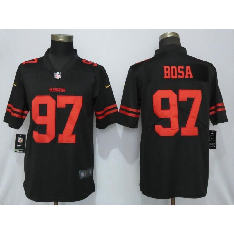 Cheap Nick Bosa 49ers Jersey From China in Men Women Youth Size #97