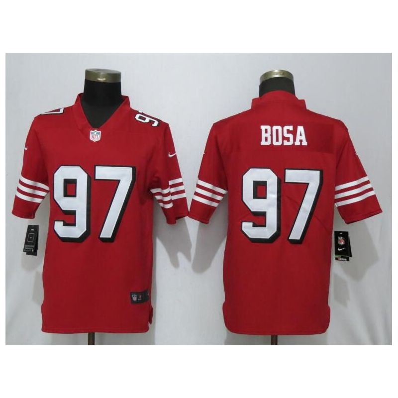Cheap Nick Bosa 49ers Jersey From China in Men Women Youth Size #97