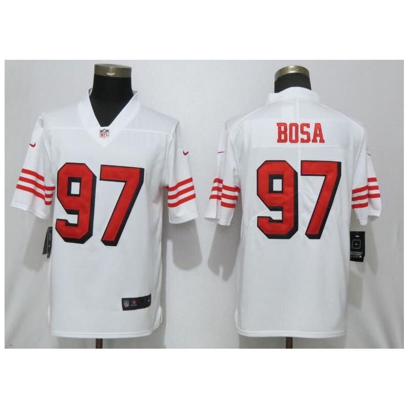 Cheap Nick Bosa 49ers Jersey From China in Men Women Youth Size #97