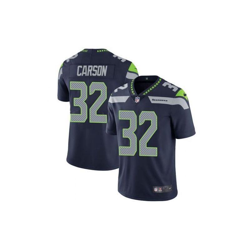 Cheap Chris Carson Seahawks Jersey From China in Men Women Youth Size #32