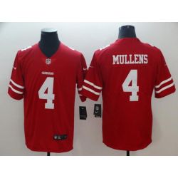 Cheap Nick Mullens 49ers Jersey From China in Men Women Youth Size #4