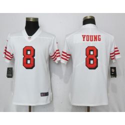 Cheap Steve Young 49ers Jersey From China White 2018 in Men Women Youth Size #8