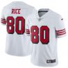 Cheap Jerry Rice 49ers Jersey From China White 2018 in Men Women Youth Size #80