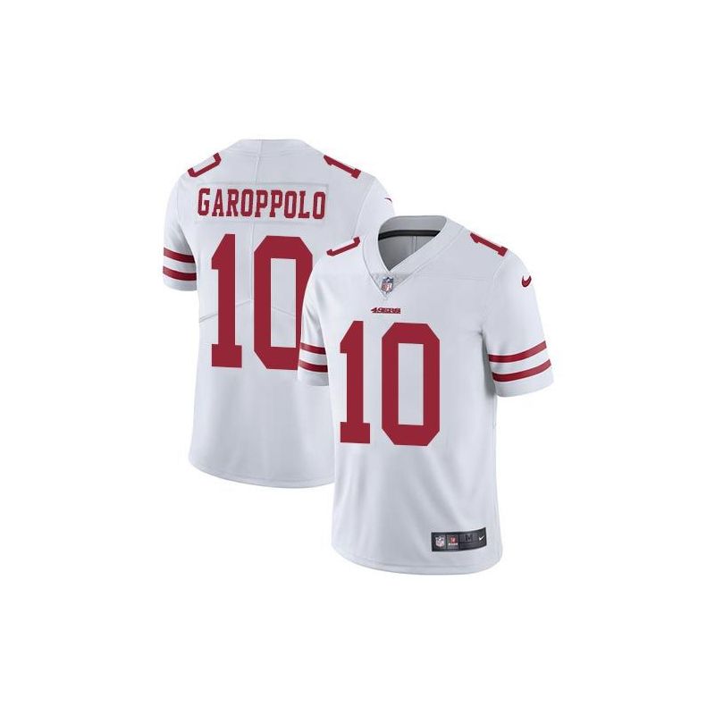 Cheap Jimmy Garoppolo 49ers Jersey From China Vapor Untouchable Limited in Men Women Youth Size #10