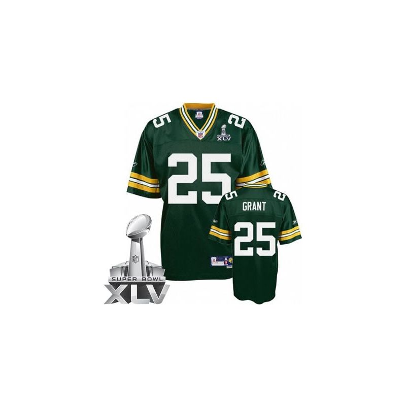 Cheap Ryan Grant Packers Jersey #25 Green 2011 Super Bowl XLV From China