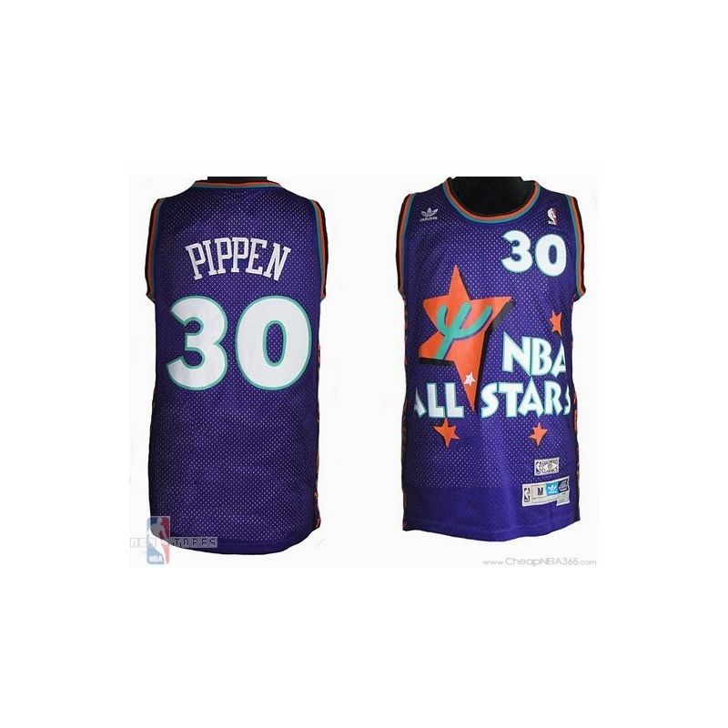 Cheap Scottie Pippen Bulls Jersey #30 Throwback Purple All Star From China