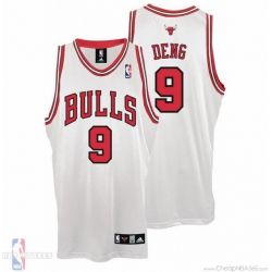 Cheap Luol Deng Bulls Jersey #9 Home White From China