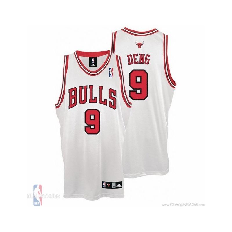 Cheap Luol Deng Bulls Jersey #9 Home White From China