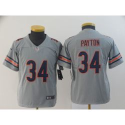 Cheap Walter Payton Bears Jersey From China 2019 new Grey Inverted Legend in Men Women Youth Size #34