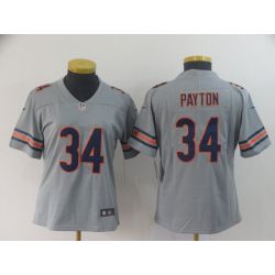 Cheap Walter Payton Bears Jersey From China 2019 new Grey Inverted Legend in Men Women Youth Size #34