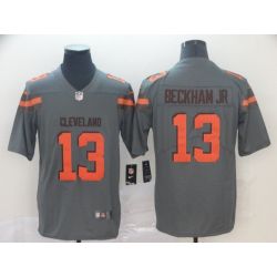 Cheap Odell Beckham Jr Browns Jersey From China 2019 new Grey Inverted Legend in Men Women Youth Size #13