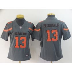 Cheap Odell Beckham Jr Browns Jersey From China 2019 new Grey Inverted Legend in Men Women Youth Size #13