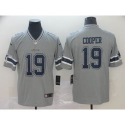 Cheap Amari Cooper cowboys Jersey From China 2019 new Grey Inverted Legend in Men Women Youth Size #19