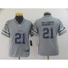 Cheap Ezekiel Elliott Cowboys Jersey From China 2019 new Grey Inverted Legend in Men Women Youth Size #21